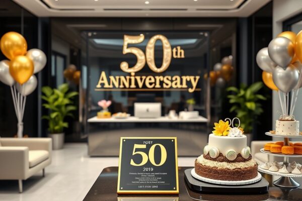Een 50 jaar jubileum vieren: tips voor een onvergetelijk event